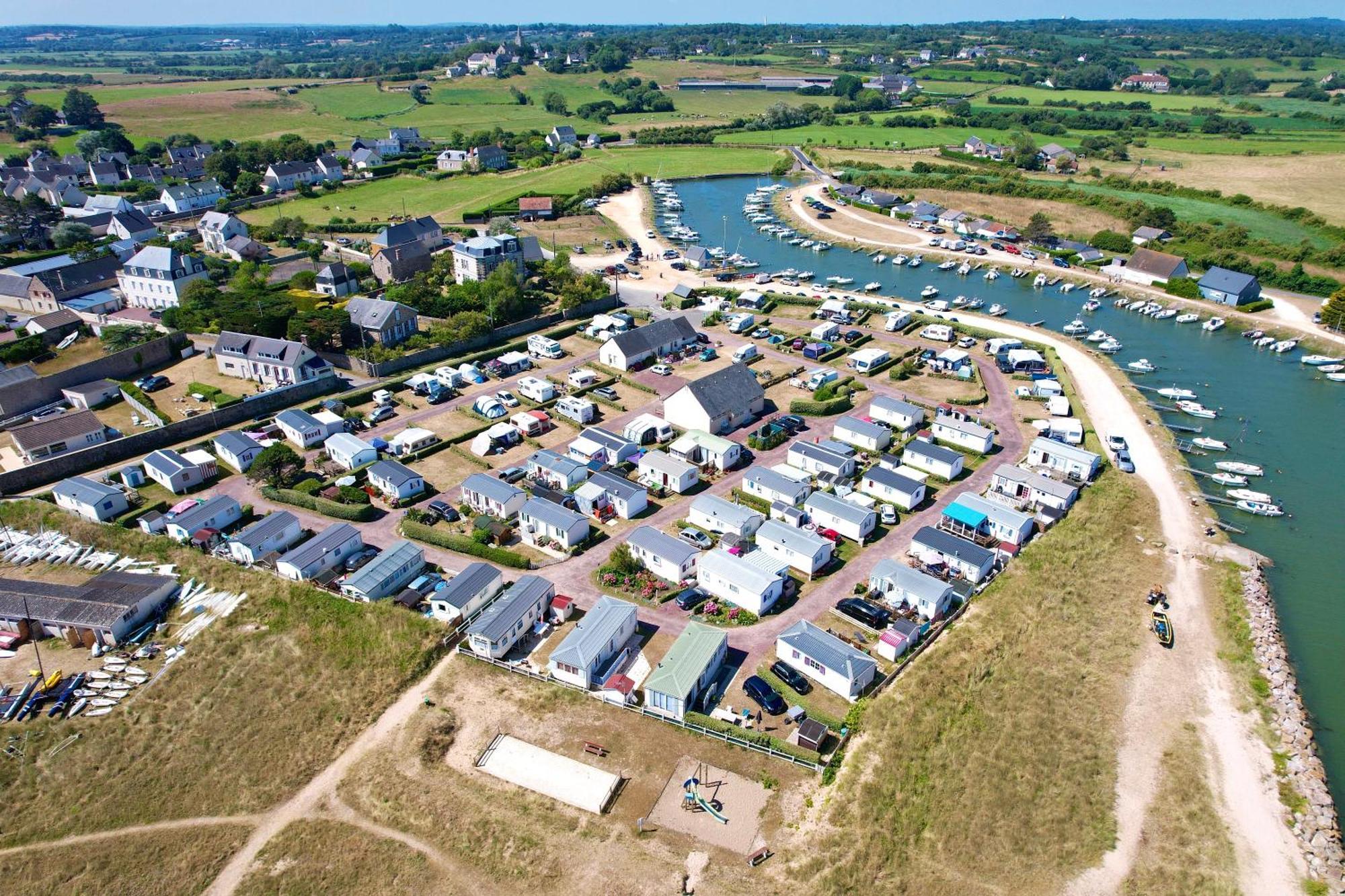 Camping La Sinope Quinéville Buitenkant foto